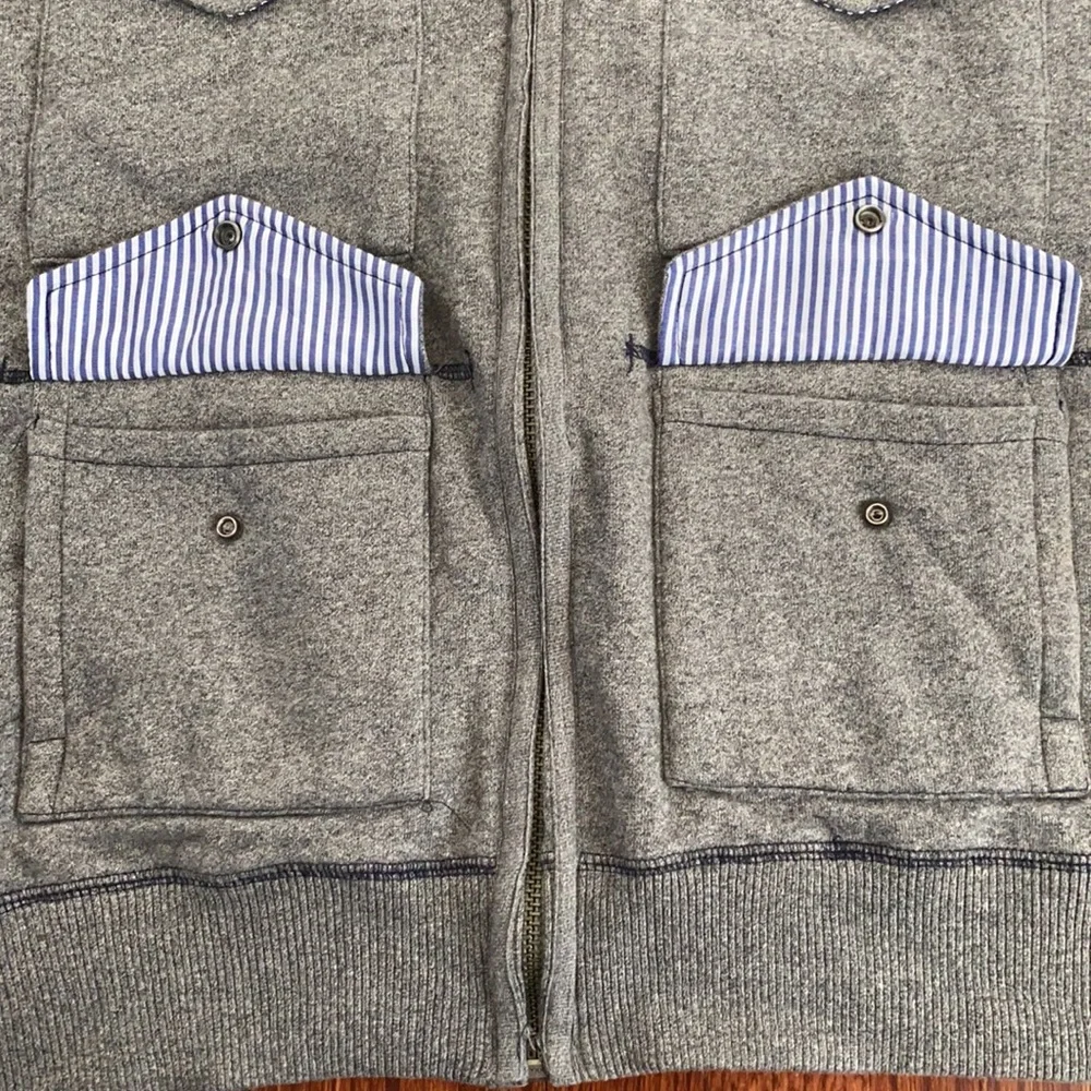 Canterbury of New Zealand Full zip Men's Utility sweatshirt/jacket, Large, Gray - Picture 3 of 7